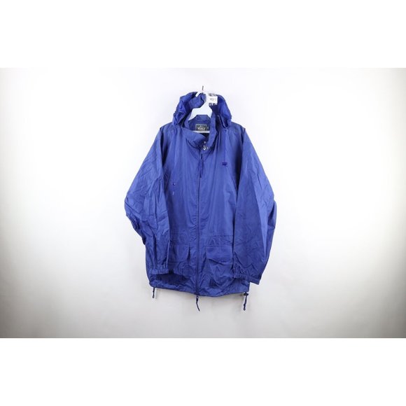 Vintage 1980'S WOOLRICH TETON Anorak Parka, Men's Size M Nylon navy blue type Vintage Second Hand